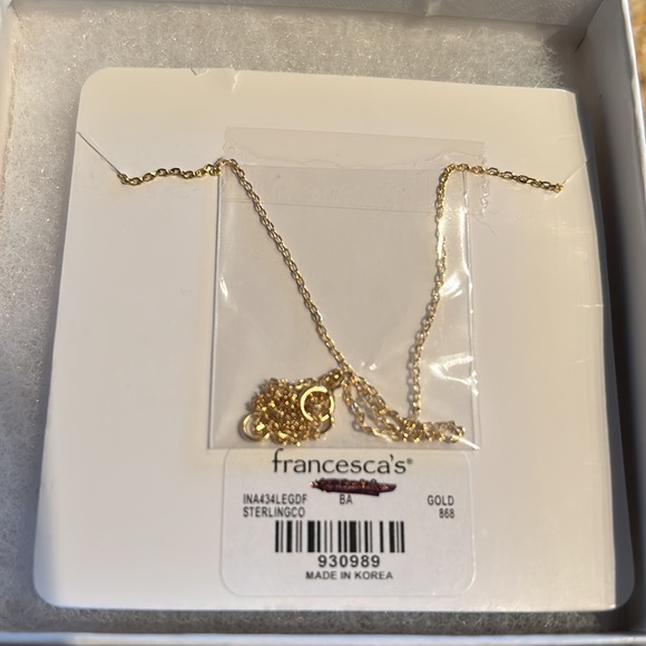 NIB Sterling Silver Gold Leo Constellation Necklace - Picture 3 of 5